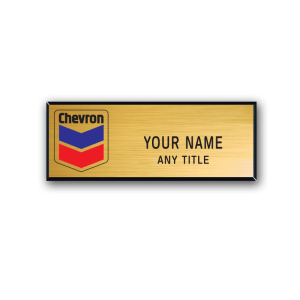 Chevron Gold Standard Badge