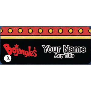 bojangles graphic badge