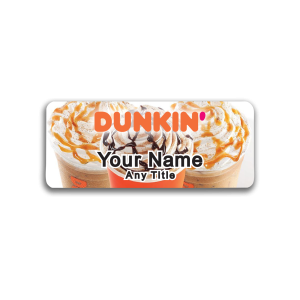 Dunkin 3 Iced Drinks Badge