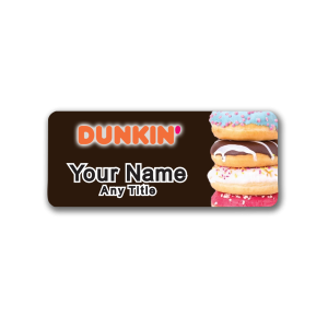 Dunkin Donut Stack Badge