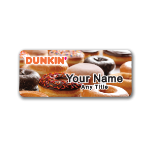 Dunkin Many Donuts Badge