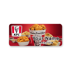 KFC Meal on Red Badge