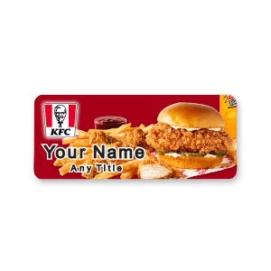 KFC Sandwich Meal Badge