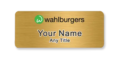 Wahlburgers Gold Badge